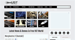 Desktop Screenshot of myvst.com